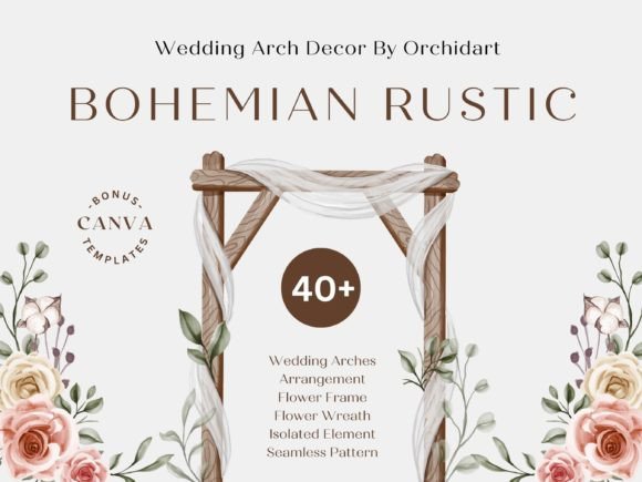 Download Bohemian Rustic Wedding Arch Decor - Decor Collection